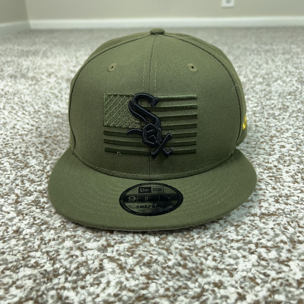 Chicago White Sox Hat Cap Snap Back Mens One Size Green MLB Baseball New Era